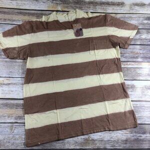 Alternative Manzanita Strip Yellow & Tan Tee